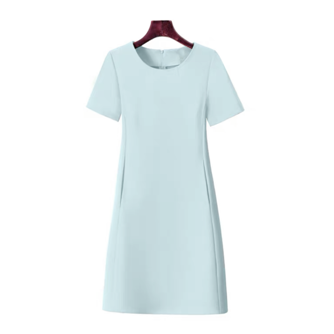 Cotton Printed Short Sleeved Dress #nigo21895