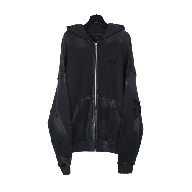 Black Coat Zip Hoodie Ngvp #nigo6671