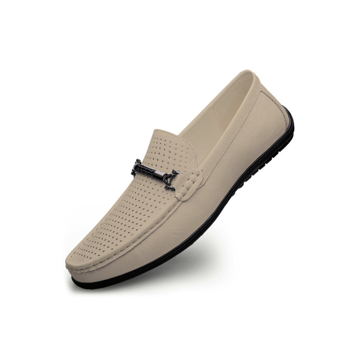 Business Casual Leather Loafers Shoes #nigo96551