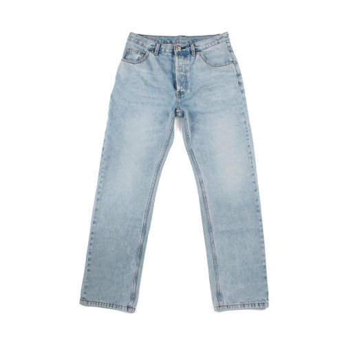 Light Blue Graffiti Jeans Pants #nigo96564
