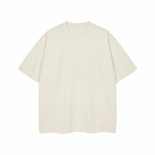 Apricot Printed Embroidered Loose Fitting Short Sleeved T-Shirt #nigo21916