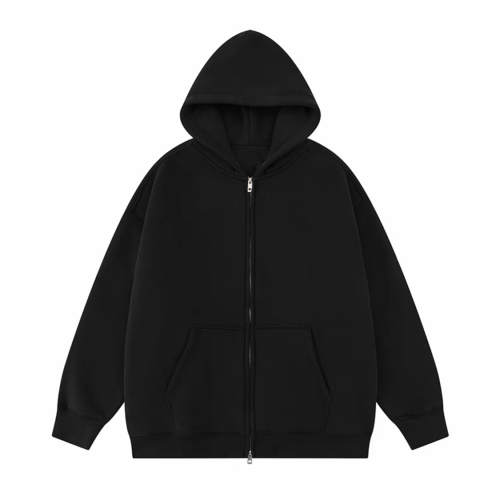 Hooded Long Sleeve Zipper Coat Jacket #nigo21914