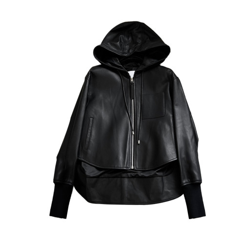 Leather Hooded Jacket Ngvp #nigo6697