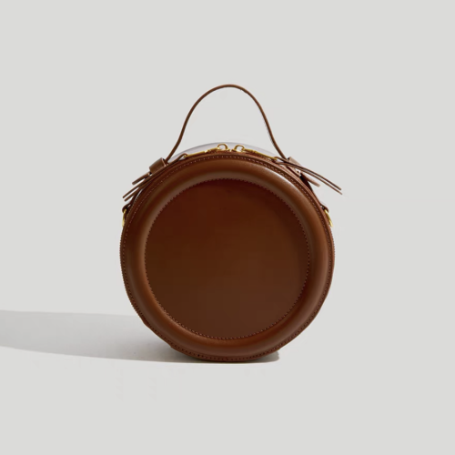 Round Leather Printed Bag #nigo21961