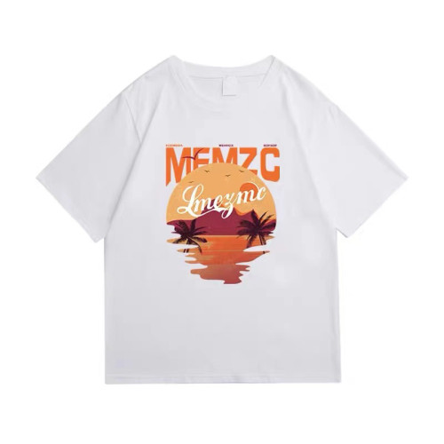 Sunset Graphic White Short Sleeve T-Shirt #nigo96614
