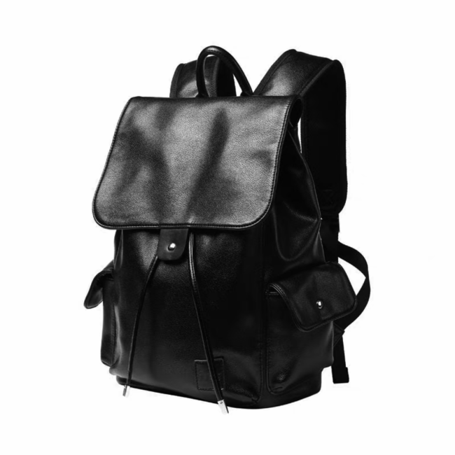 Leather Printed Backpack Bag #nigo21974
