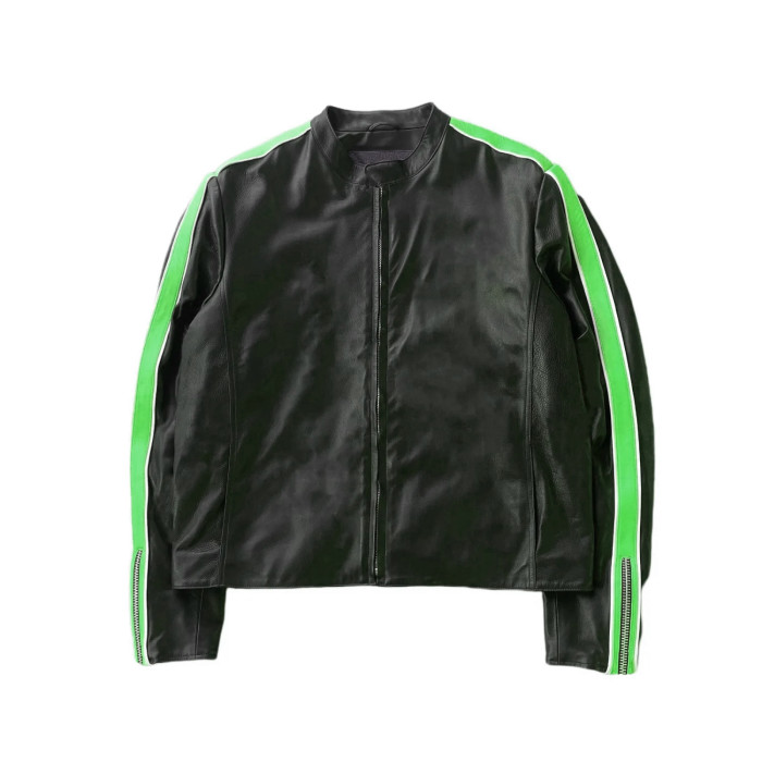 NIGO Cowhide Leather Slim Short Jacket #nigo5814