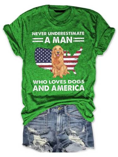 Dogs And America Tee
