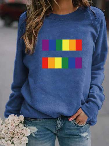 Rainbow Equality Women's Long Sleeve Sweatshirt