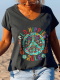 Old Hippies Rule Peace Graphic Women’s Tees