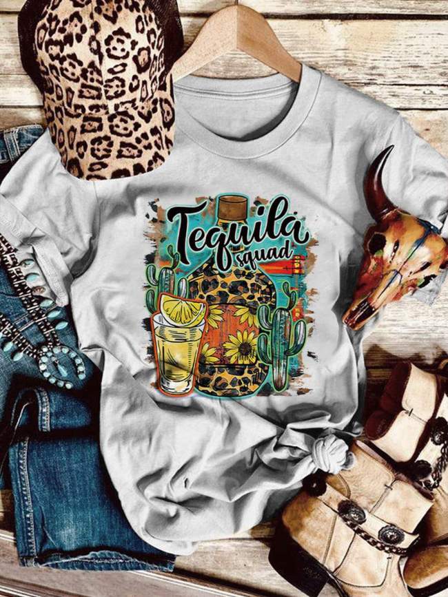Tequila Squad Western Style Tee