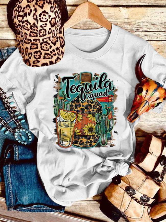 Tequila Squad Western Style Tee