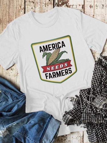 America Needs Farmers Tee