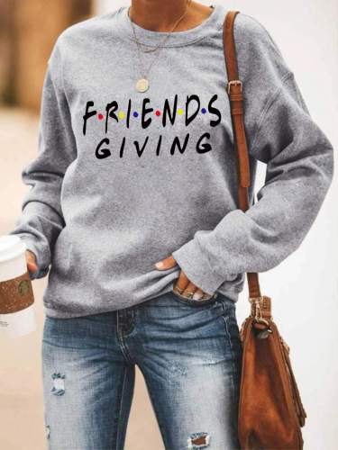 Friends Giving Women'S Sweatshirt