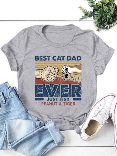 Best Cat Dad Ever Tee