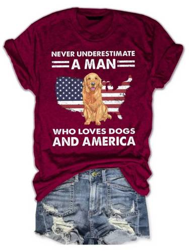 Dogs And America Tee