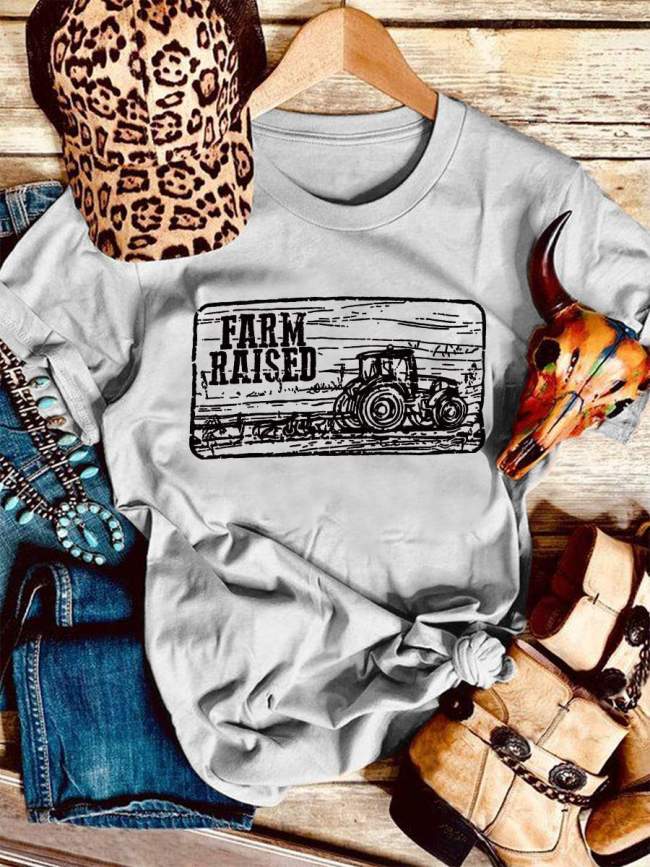 Farm Raised Western Style Tee