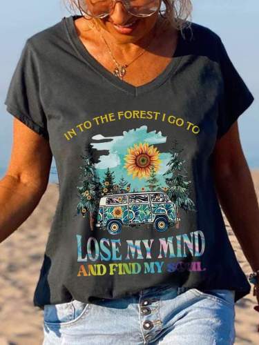 Lose My Mind And Find My Soul Women Old Hippie T-shirt