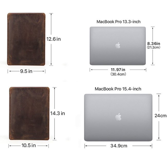 Custom Name Laptop Case For Macbook Air Pro 13 15  Case 2020 Sleeve Bag A2179 A2338 M1 A2159 A2289 Genuine Leather ASUS  DELL XPS Cover