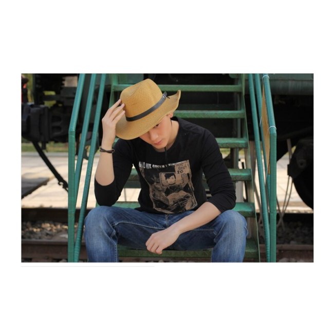 Felt Cowboy Hat For Man Straw Hats New Summer Style Wide Brim Sunhats Western Hat Woman Party Hat Sombreros de Vaquero YY0272