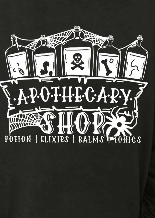 Funny Halloween Apothecary Shop Sweatshirt