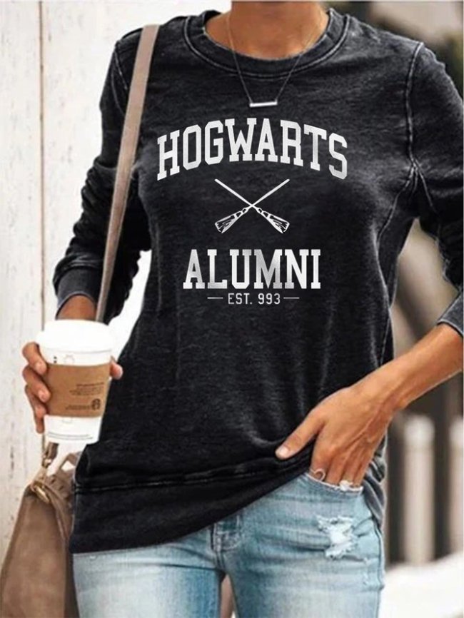Harry Potter Casual Long Sleeve Sweatshirt