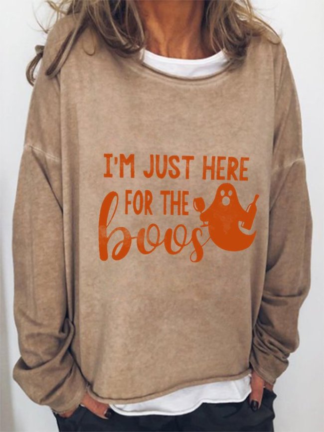 I'm Just Here for The Boos Sweatshirt
