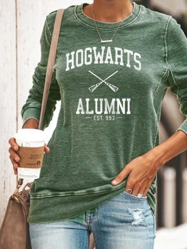 Harry Potter Casual Long Sleeve Sweatshirt