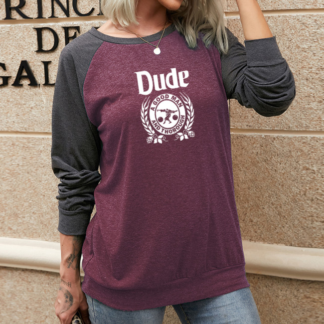 Dude The Dudeism Women's Long Sleeve Sweatshirt