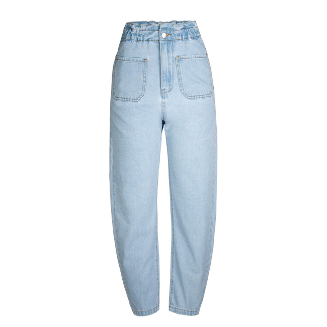 Mom Jeans Elastic Waist Jeans Cowgirl