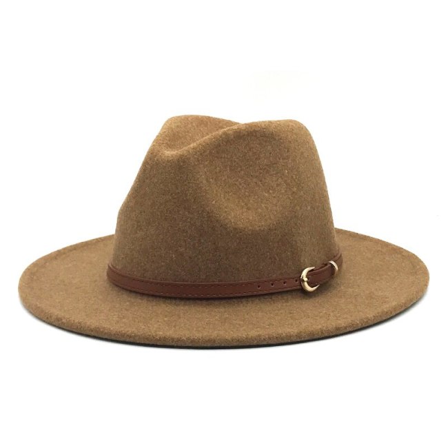 Soft Wool Fedora Cap Women Men Warm Felt Caps Wide Brim Panama Casual Formal Party Winter New Fedoras