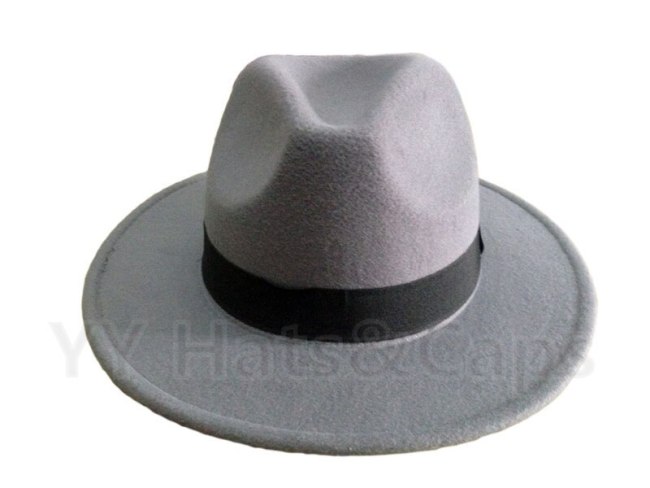 Men's Wool Felt Snap Brim Hat Trilby Women Vintage Wool Panama Fedora Cloche Cap Wool Felt Jazz Hats 14 colors