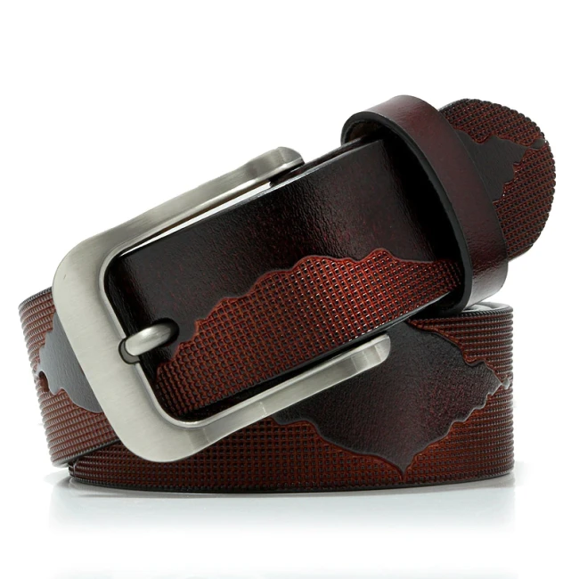 Cowboy Style Factory Direct Belt Wholesale Price New Fashion Designer Belt High Quality Genuine Leather Belts for Men Pin Buckle belt jeans