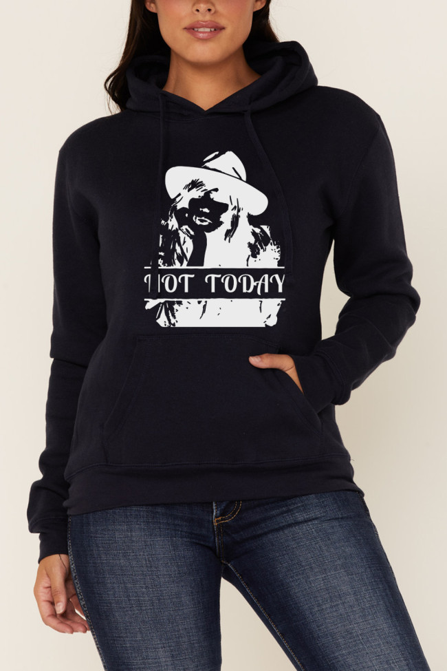 western style outfits Not Today Beth Dutton's quote women's string hoodies