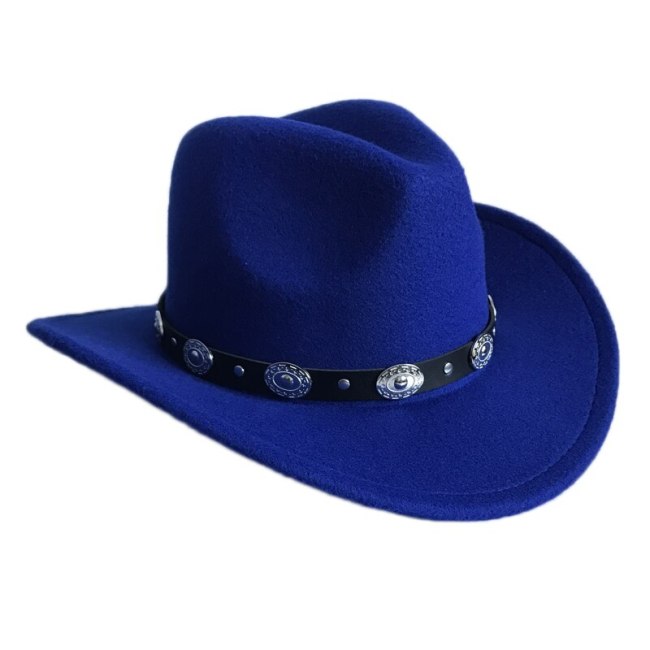 Casual Winter Hat For Women Vintage Trilby Cap Men Western Cowboy Hat Autumn Fedora Jazz Cap Chapeus para os Homens