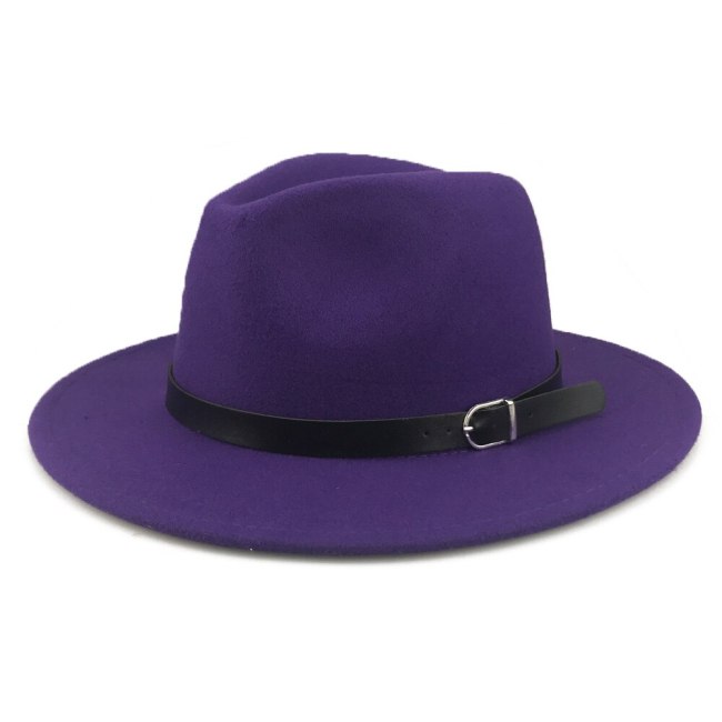 Classic British Fedora Hat Men Women Imitation Woolen Winter Felt Hats Men Pannolenci Stampa Jazz Hat Fedoras Chapeau