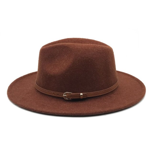 Soft Wool Fedora Cap Women Men Warm Felt Caps Wide Brim Panama Casual Formal Party Winter New Fedoras