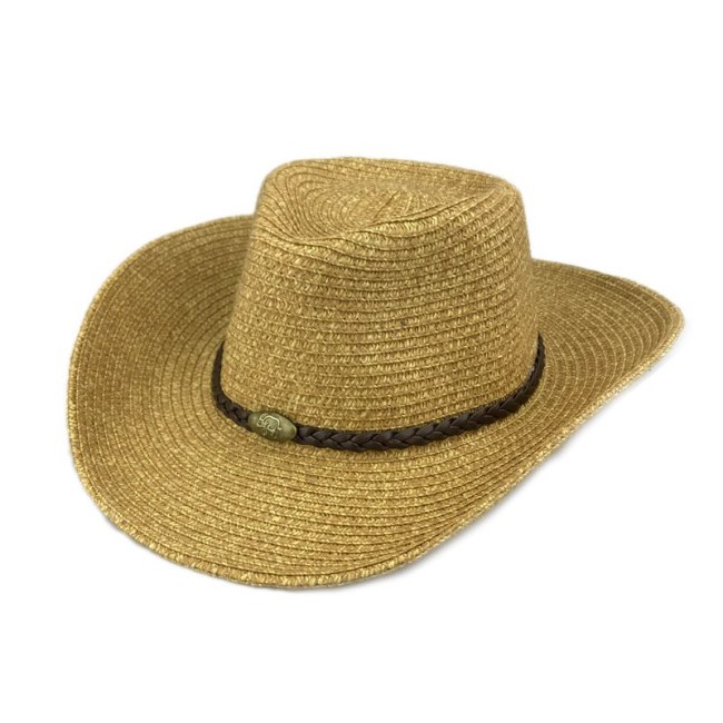 Summer Straw Hat Men Western Cowboy Caps Women Sunhats Man Straw Beach Caps Classic Sun Hats For Couple Sombreros Vaquero
