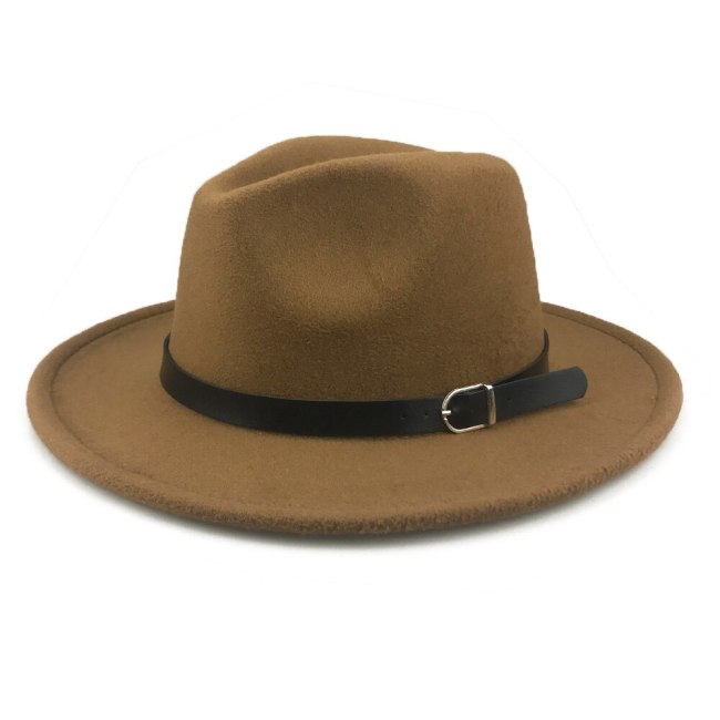 Classic British Fedora Hat Men Women Imitation Woolen Winter Felt Hats Men Pannolenci Stampa Jazz Hat Fedoras Chapeau