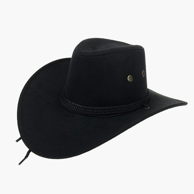Fashion Western Cowboy Hats Womens Mens Tourist Caps for Travel Men Womens Outdoor Performance Hat