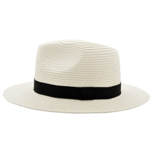 Wide Brim Summer Fedora Jazz Cap Straw Panama Hats For Men Straw Sun Hats Women Beach CAPS Couple Sun Visor Hats Chapeu