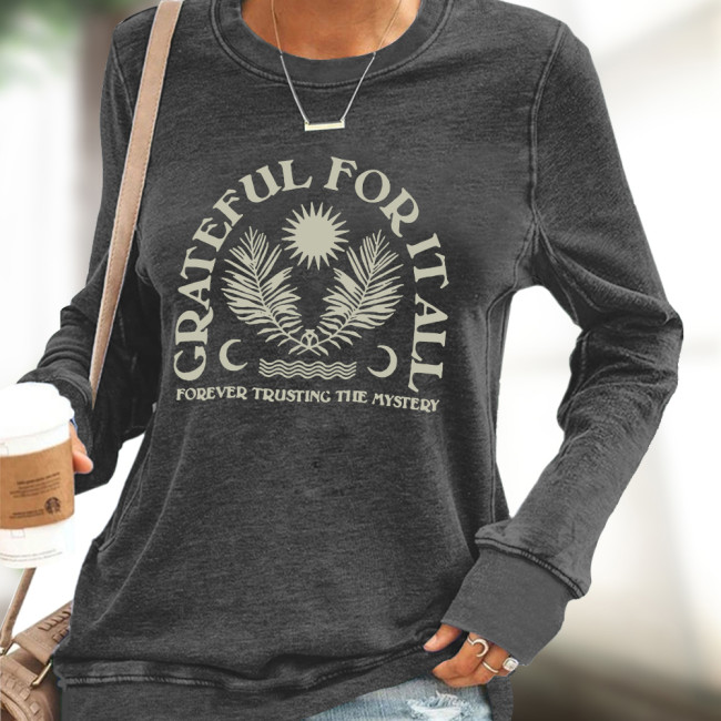 Craterul For All Forever Trusting The Mystery long sleeve t-shirt for women