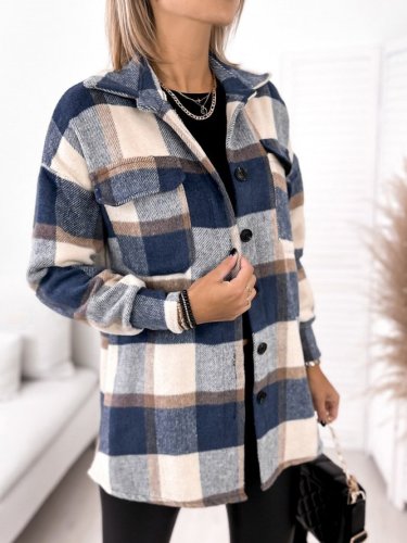 Vintage Casual Elegant Loosen Women Outerwear