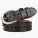The new hollow-out real leather belt women's casual versatile leather belt breathable decorative trouser belt personality