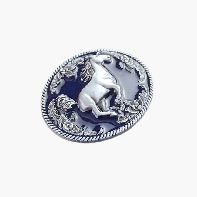 Western Classic Galloping Horse Modeling Belt Buckle Galloping Horse.Western Pattern