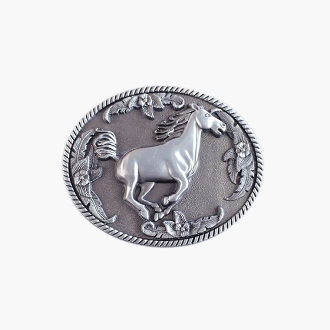 Western Classic Galloping Horse Modeling Belt Buckle Galloping Horse.Western Pattern