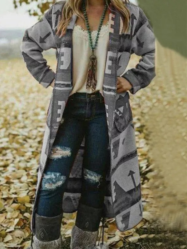 Long Coat Women Thin Cardigan Casual Knitted Fashion Duster Coat