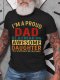 I'm A Proud Dad Of A Freaking Awesome Daughter Men's Shirts & Tops