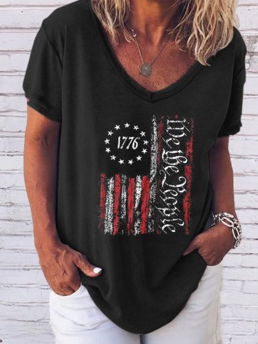 American Flag  Women's T-Shirt