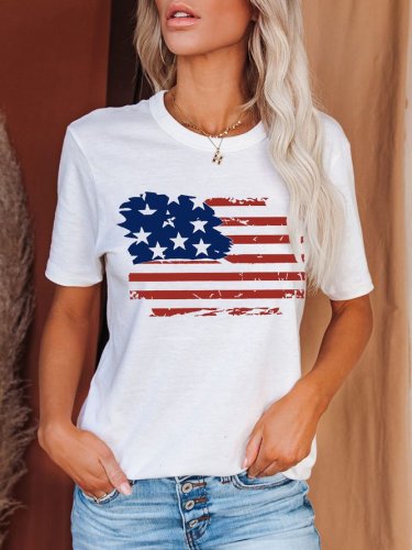 Memorial Day American Flag Graphic Tee